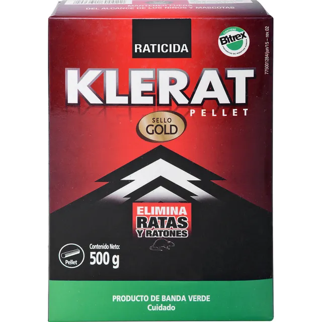 Raticida Pellet 500 Gr Klerat/mimbral