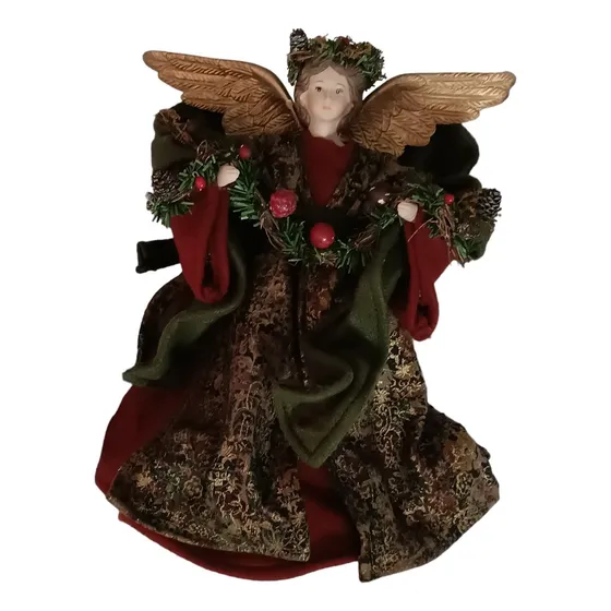 Angel Victoriano Para Árbol De Navidad O Centro De Mesa 