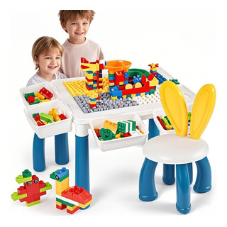 Mesa De Juego Móvil De Bloques De Construcción Para Niños Mesa De Juego Móvil De Bloques De Construcción Para Niños