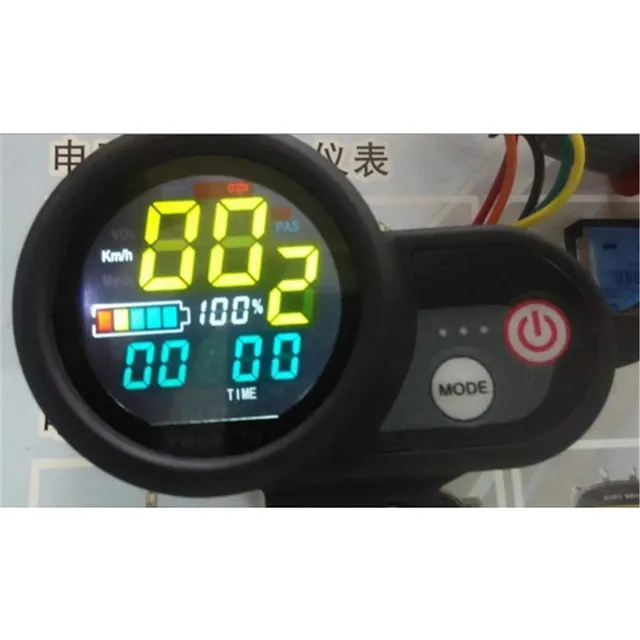 Pantalla Lcd Acelerador Cambio Para Bicicleta Electrica