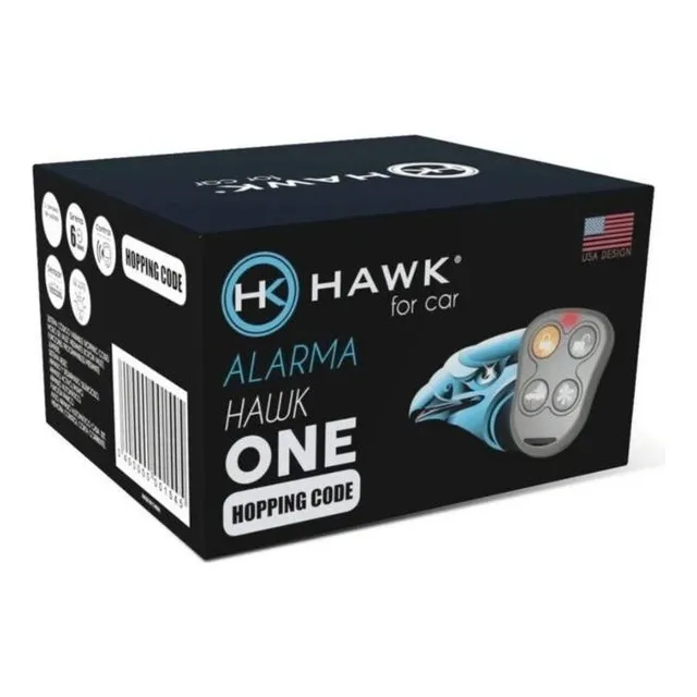 Alarma Auto Hawk One Código Variable Corta Corriente