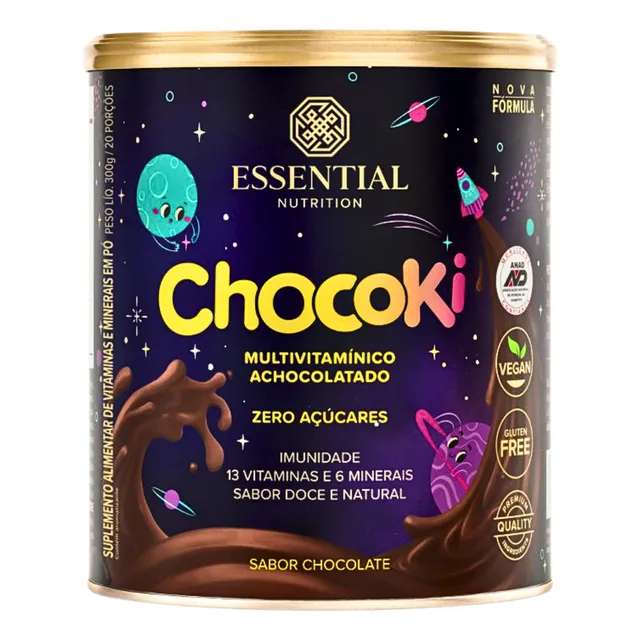 Chocoki Achocolatado - Ferro + Vitamina C + Zinco Essential