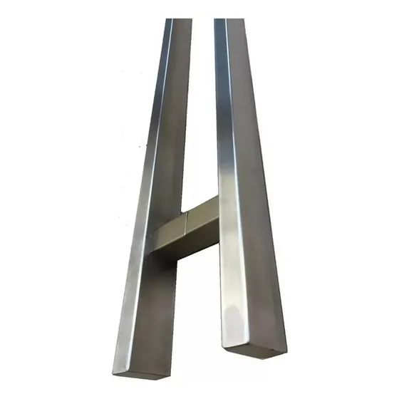 Manijon Barral Doble Acero Inoxidable Cuadrado 1000 Mm 1 Mt