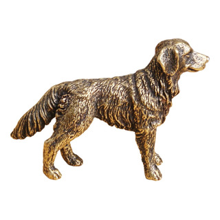 Mini Estatua De Perro De Latón, Escultura De Perro Para Mini Estatua De Perro De Latón, Escultura De Perro Para