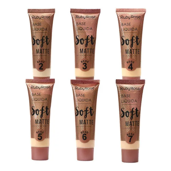 Base Liquida Soft Matte Ruby Rose Beige Tono 3