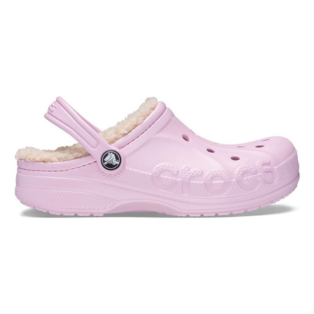 Sandália Crocs Baya Lined Clog T Ballerina Pink/winter White Sandália Crocs Baya Lined Clog T Ballerina Pink/winter White