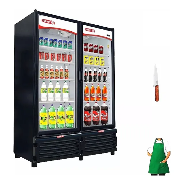 Refrigerador Vertical Exhibidor Torrey Tvc-26 Pies +regalos
