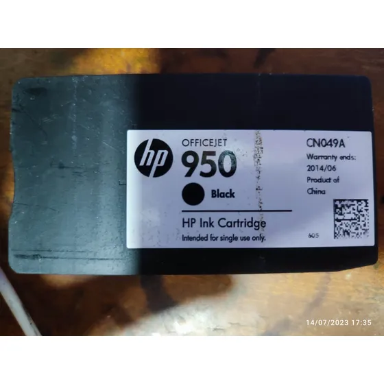 Vacío Original Cartucho De Tinta 950 Cn49a Black Caracas 