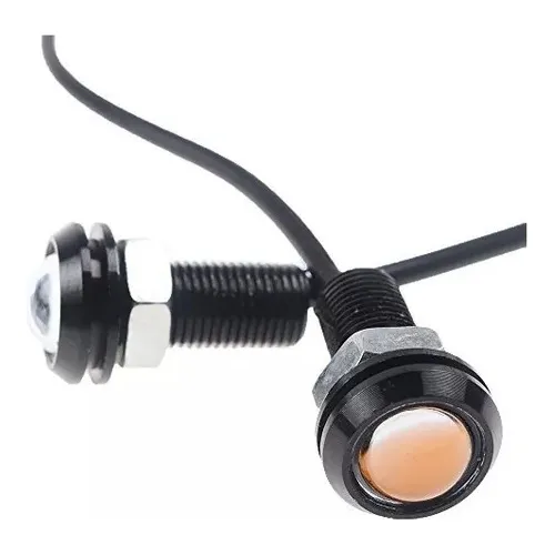 New Led Ojo De Aguila Alto Brillo Ambar