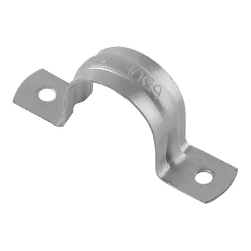 Kit Com 100 Abraçadeira Tipo U 1/2 Polegada Inca Cor Cinza