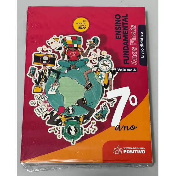 Livro Positivo + Livro Atividade 1 Ano Volume 4 2022