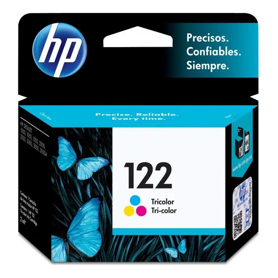 Cartucho Hp 122 Tricolor, 100 Páginas