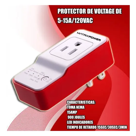 Protector De Voltaje 900 Joules 15amp Marca Aplus