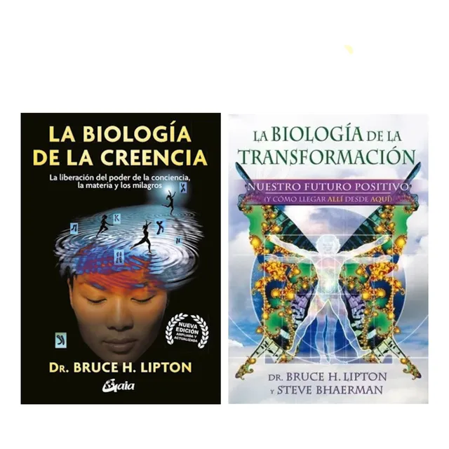Biologia De La Creencia + Transformacion - Lipton - 2 Libros