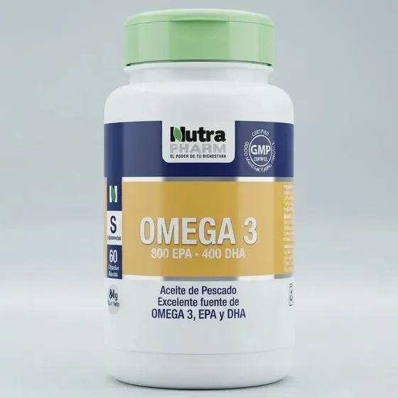 Omega 3 Epa 800 Dha 400 frasco 60 Caps