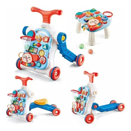 Andador Bebês 3 En 1 Compacto Musical Pata Pata