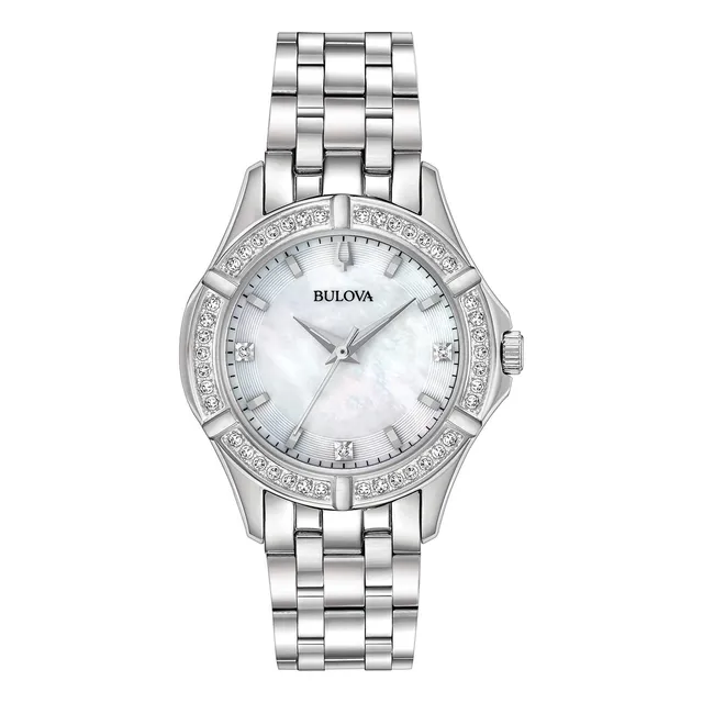Blova Reloj De Cuarzo De Mujer De Acero Inoxidable 1bp1l