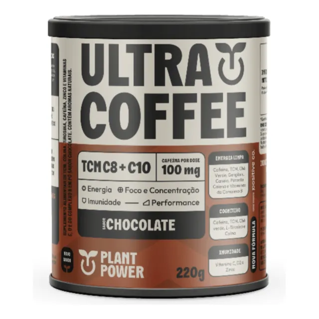 Ultra Coffee Plant Power Chocolate 220g