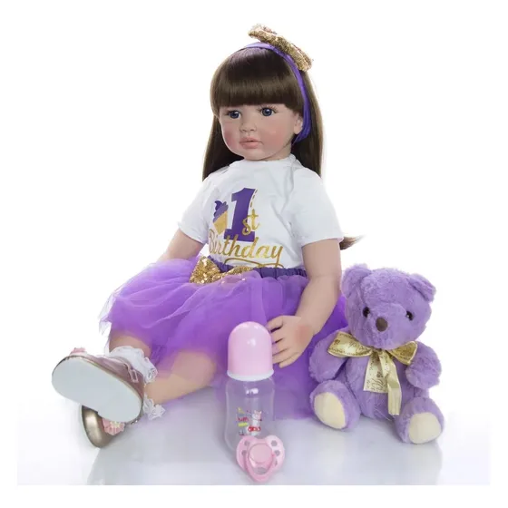 Muñeca Bebe Reborn Cuerpo Suave Original Realista Kelly