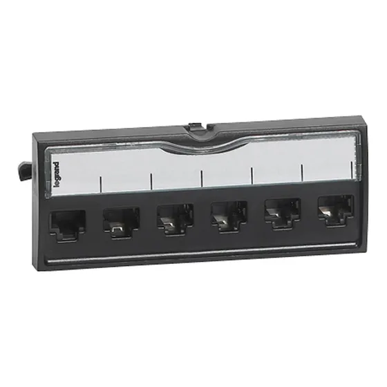Módulo Painel 6 Conectores Rj45 Cat6 Utp Legrand