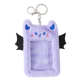 Nuevo Cartoon Plush Photot Holder Animal Bat Card Funda Nuevo Cartoon Plush Photot Holder Animal Bat Card Funda