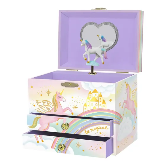 Caja De Joyería Mágica Para Niñas, 17x13x15 Cm, Edades 3-10