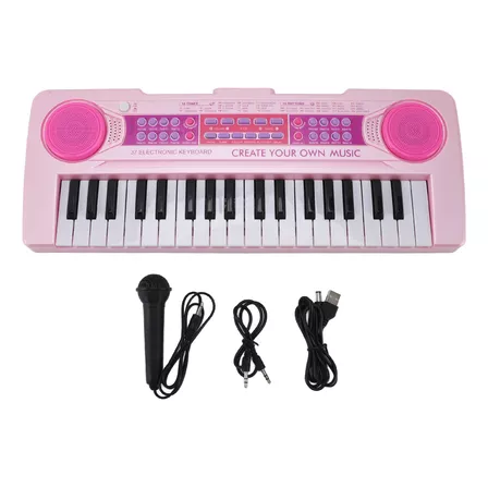 Piano De Música Digital De 37 Teclas Electrónico Multifuncio