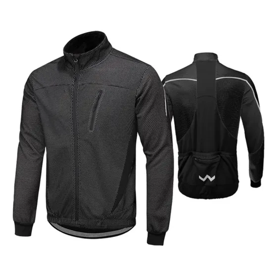Chaqueta Térmica Impermeable -5o Ciclismo Profesional Gris L