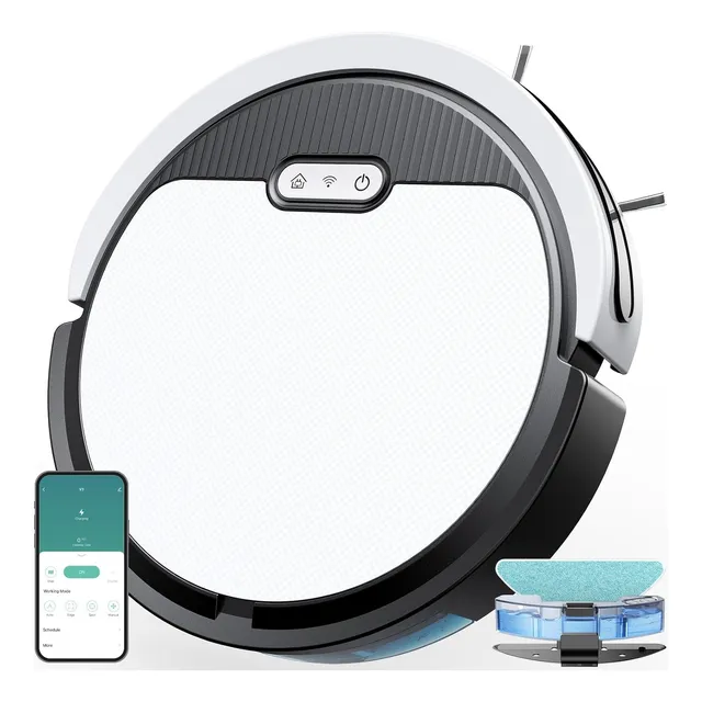 Aspiradora Robot Kipvvo V3 5000pa, 120min, Control/wifi/app