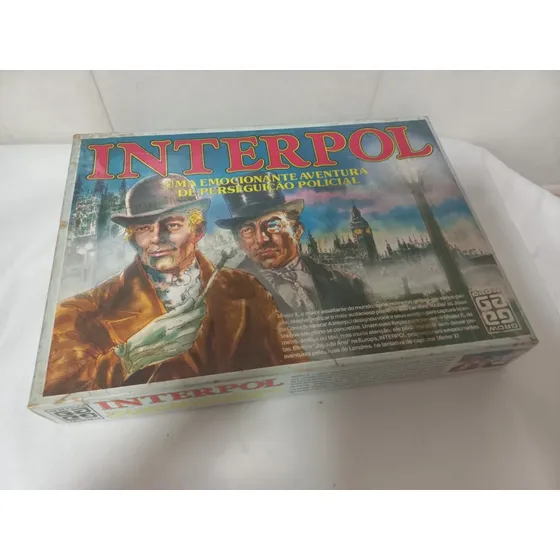 Jogo Interpol Grow Completo Antigo