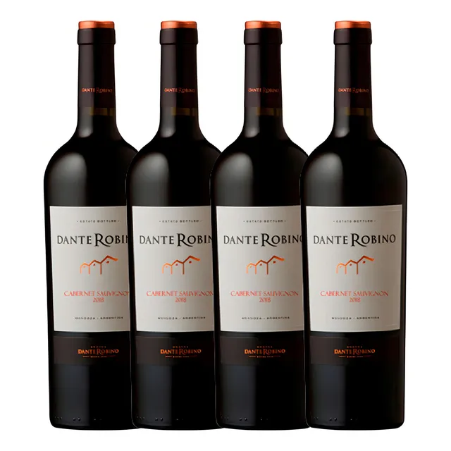 Dante Robino Cabernet Sauvignon Tinto 750ml X 4