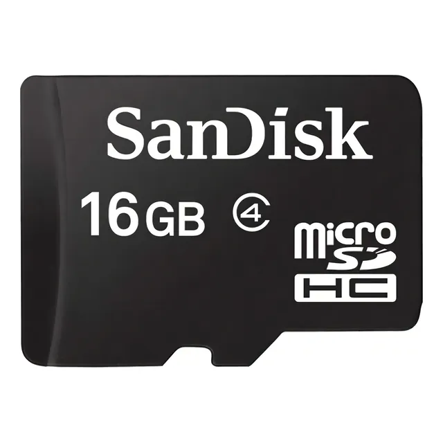 Tarjeta de memoria SanDisk SDSDQM-016G-B35A con adaptador SD 16GB