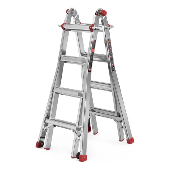 Ecomax Escalera Telescópica Multifuncional, Escalera De Exte