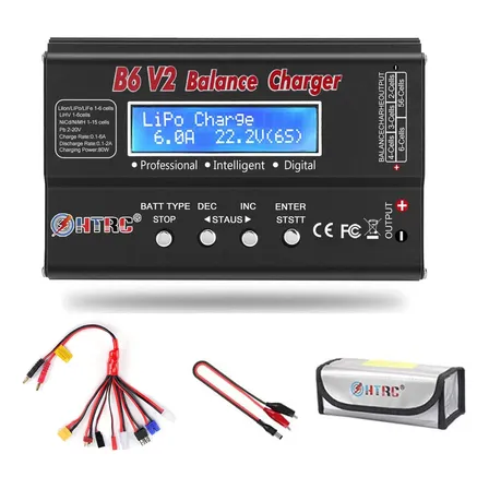 Htrc Lipo Cargador De Batería Rc Car Balance Charger, ...
