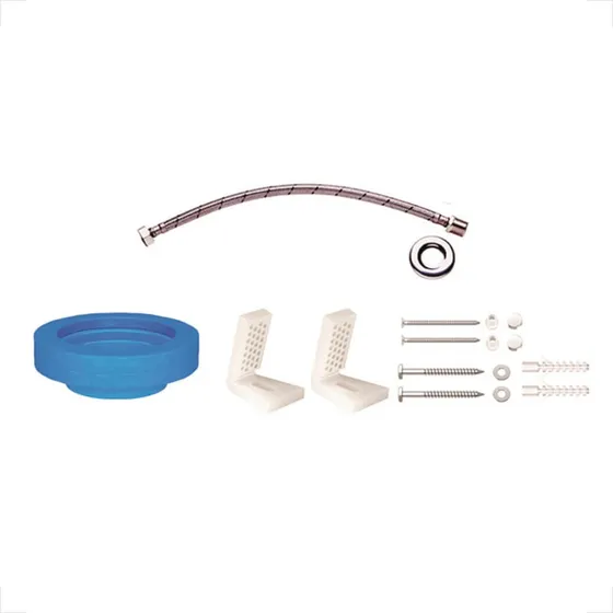 Kit Fixacao P/bacia C/caixa Acoplada Lateral Cromado Deca 12