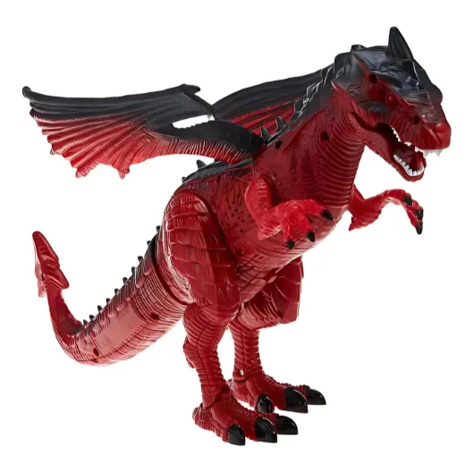 Dinosaurio Juguete Niños Camina Acción Y Sonido Rojo