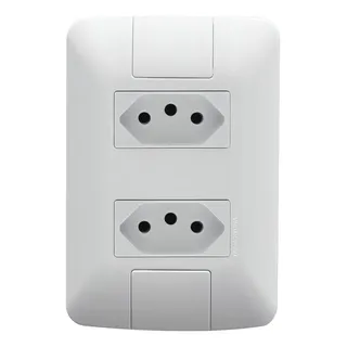 Tramontina Tomada Tramontina 4x2 20a Dupla 2p+t 250v Aria Cor Branco