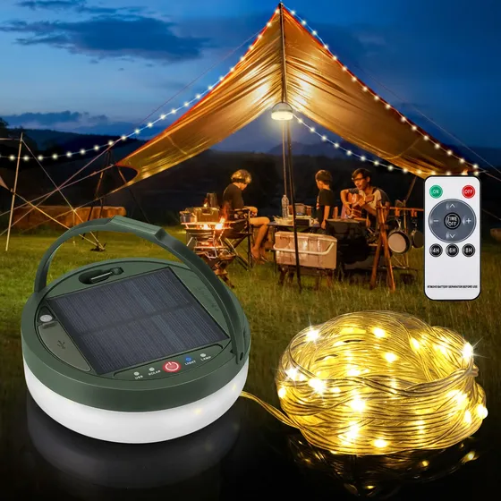 Anpro Guirnalda Luz Solar 2 1 39.4 Pie Cadena Ultra Larga