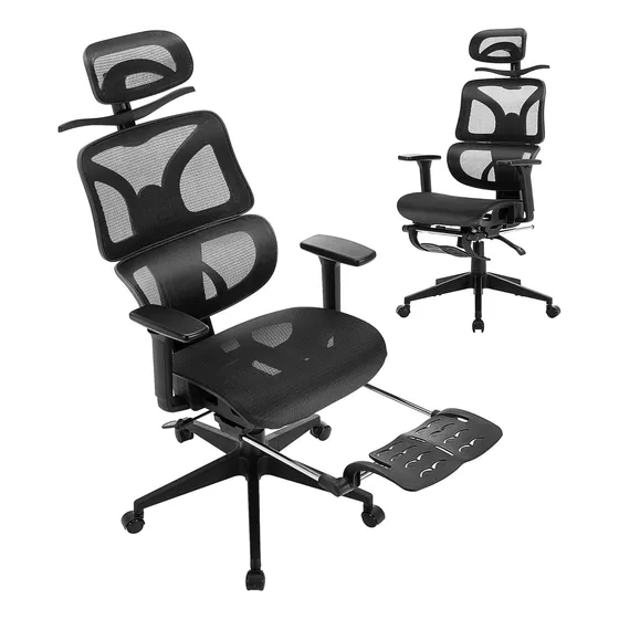 Silla Ergonómica Vecelo Reclinable Con Repisapies Casi Nueva