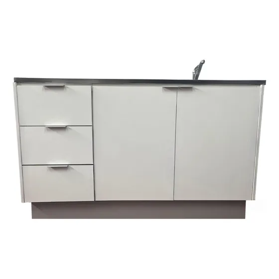Combo 1,40mts Bajomesada + Bacha Acero Inox. Table`s