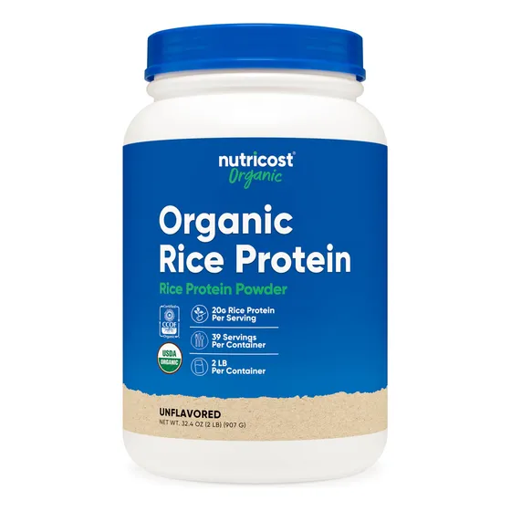 Proteína En Polvo Nutricost Organic Rice 907 G Sin Gluten