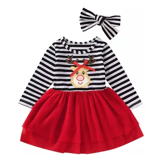 Hermoso Vestido Navidad Importado Alta Calidad