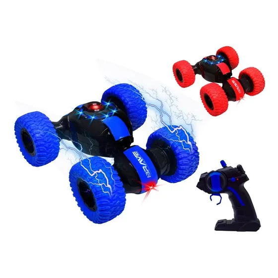 Auto A Radio Control Remoto Todo Terreno Luces Led 360º