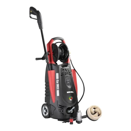 Hidrolavadora Alta Presion 2400 Psi Vertical 127V Mikels Color Negro