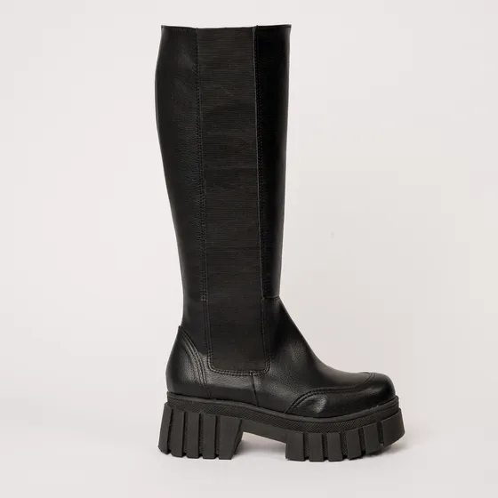 Bota Borcego Caña Alta Elástico Mujer
