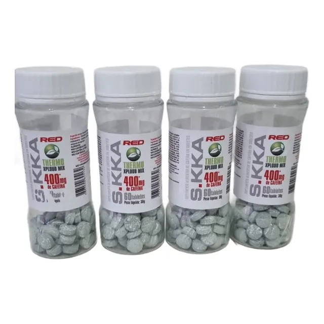 4 Potes De Novo S.kka Para Definir Abdomem 60tabs Red Series