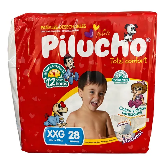 Pañales Pilucho XXG x 28 unidades