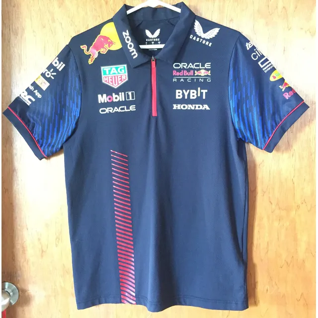 Chemise Polo F1 Oracle Red Bull Racing Castore Original 2023