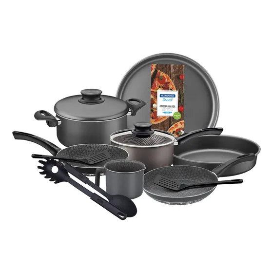 Set Bateria Juego De Cocina Tramontina Teflon 10 Piezas
