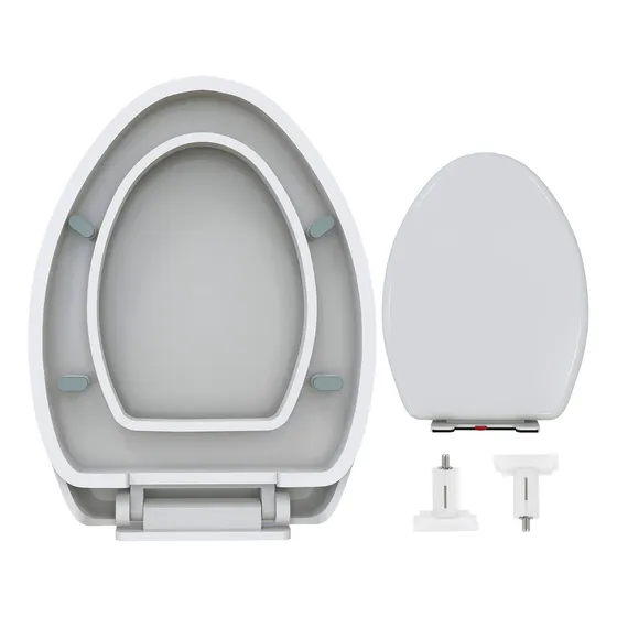 Asiento De Inodoro De V Instalar Rápida Engrosado Con Tapa